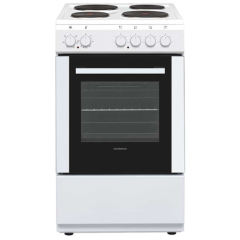 NordMende CSE515WH 50cm Single Cavity Electric Cooker - White