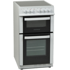 NordMende CTEC52WH 50cm Electric Twin Cavity Cooker - White