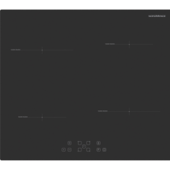NordMende HCI63FL 60cm Induction Hob - Black Glass 