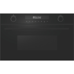 NordMende NM34BL 34L Built-In Microwave Grill and Convection Oven - Black Glass