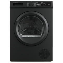 NordMende TDHPE80MBL 8KG Freestanding Heat Pump Tumble Dryer - Matt Black 