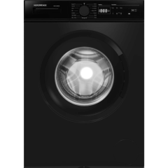 NordMende WMA1280MBL 8KG 1200RPM Freestanding Washing Machine - Matt Black