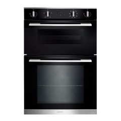 Rangemaster RMB9048BL/SS 90CM BUILT-IN DOUBLE OVEN - Black