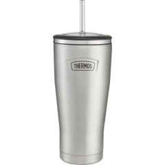 Thermos 211110 Icon Series 710ML Cold Cup Tumbler with Straw - Stainless Steel 