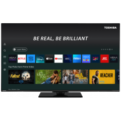 Toshiba 55QV3F63DB 55" UHD 4K QLED Frameless Smart TV - Black