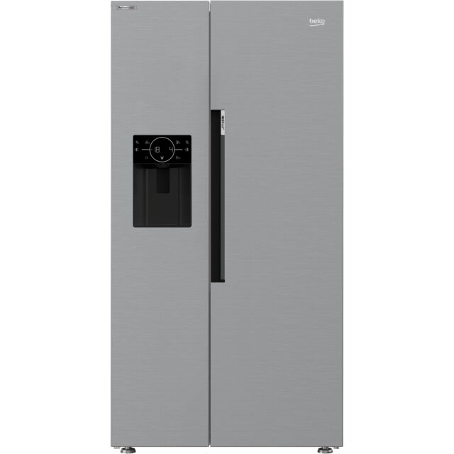 Beko ASP352VPX American Fridge Freezer - Brushed Steel