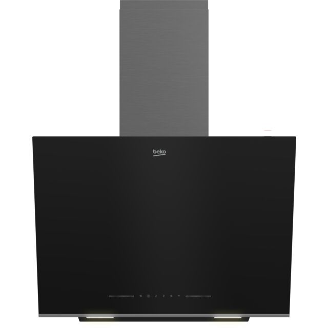 Beko BHCA66341BBH 60cm Chimney Cooker Hood - Black