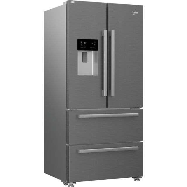 Beko GNE460520DVPX American Fridge Freezer - Stainless Steel