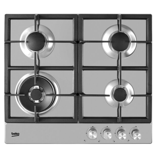 Beko HIAW64225SX Gas Hob - Stainless Steel