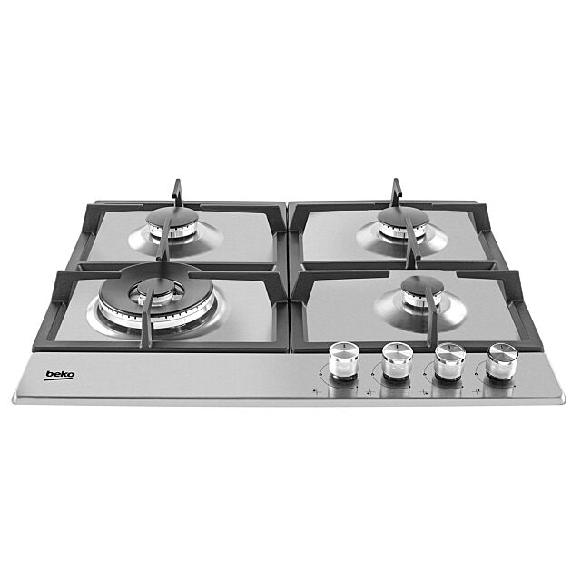 Beko HIAW64225SX Gas Hob - Stainless Steel