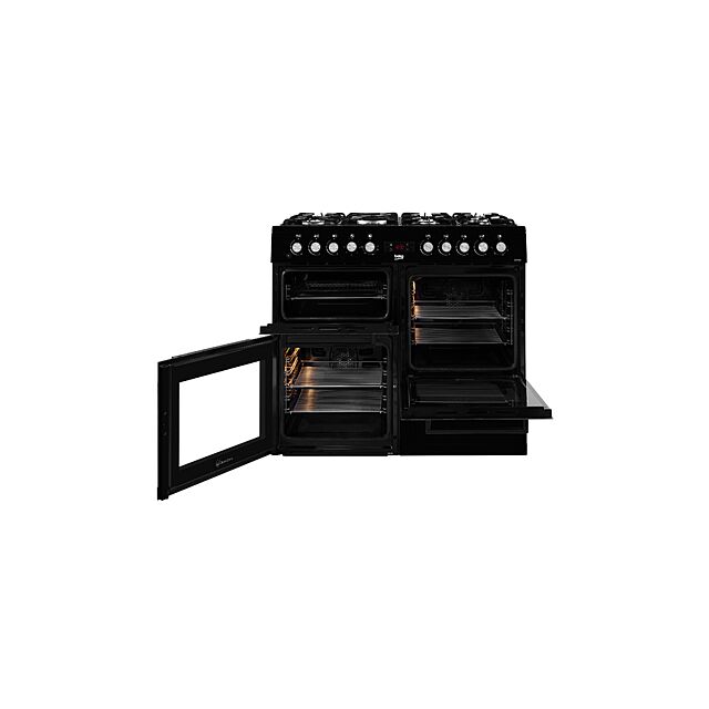 Beko KDVF100K 100cm Range Cooker - Black