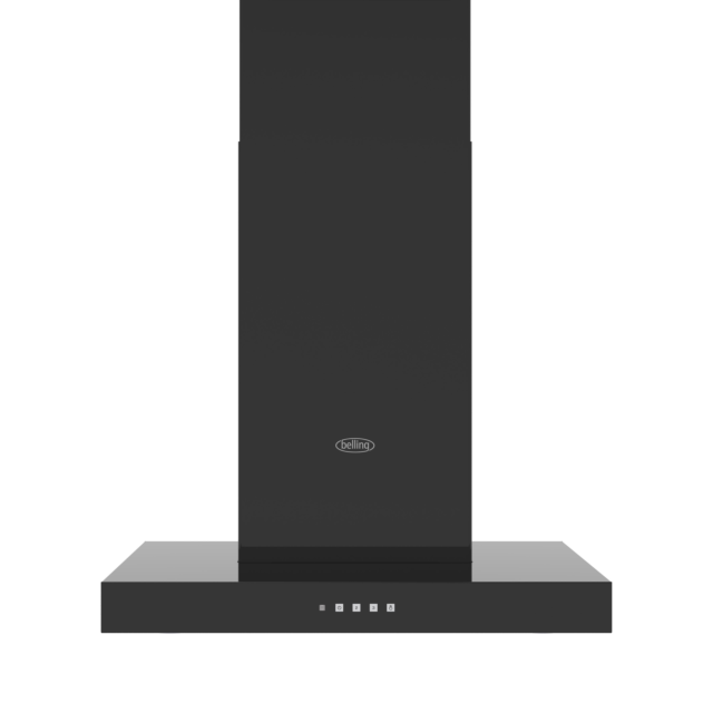 Belling BEL603TBLK 60CM Chimney Cooker Hood - Black