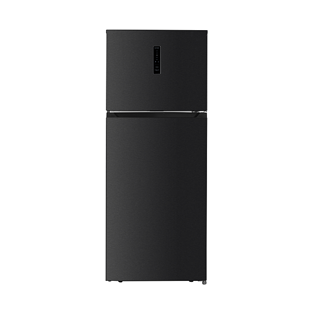 Belling BFF415BKIX 71CM 75/25 Fridge Freezer - Black Steel