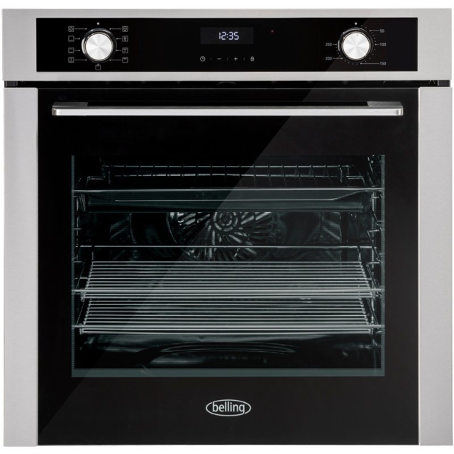Belling 444411627  BI603MF 59.5cm Built In Electric Single Oven - Stainless Steel
