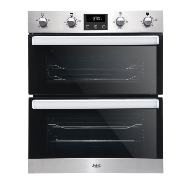 Belling BI702FPCTSTA Built In Double Eye Level Oven - Black