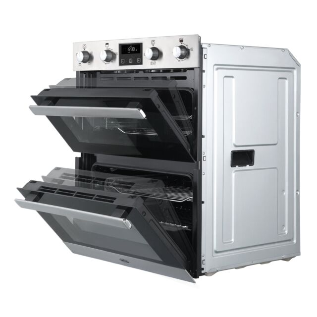 Belling BI702FPCTSTA Built In Double Eye Level Oven - Black