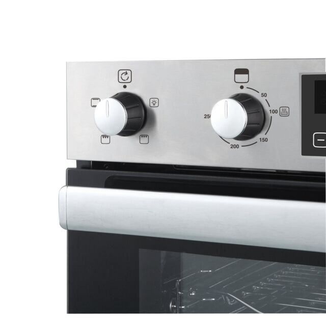 Belling BI702FPCTSTA Built In Double Eye Level Oven - Black
