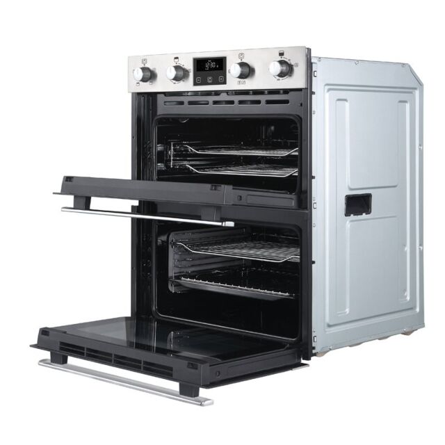 Belling BI702FPCTSTA Built In Double Eye Level Oven - Black