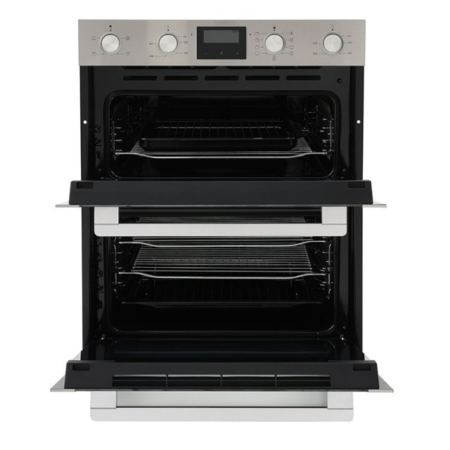 Belling 444411631  BI703MFC 59.5cm Built In Electric Double Oven - Stainless Steel