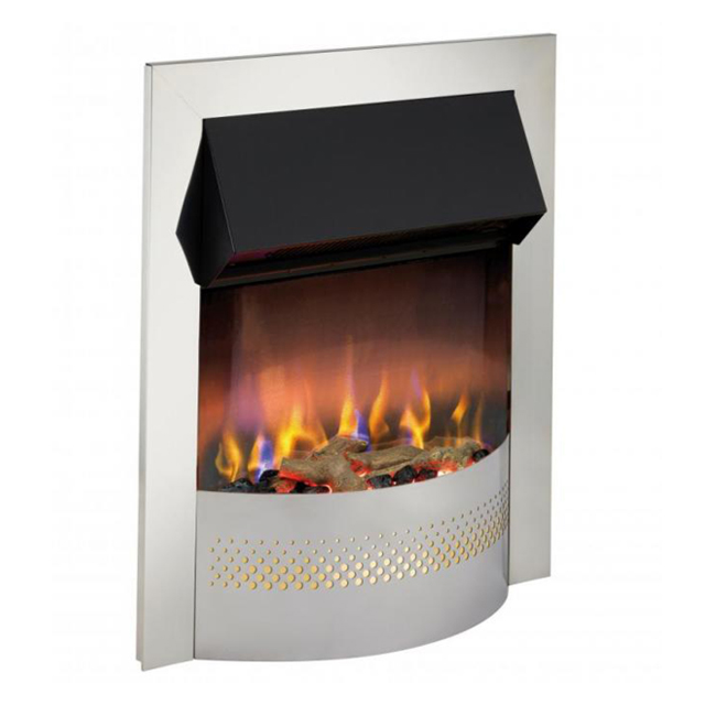 Dimplex 400000030 Portree Optiflame 3D Electric Inset Fire - Chrome