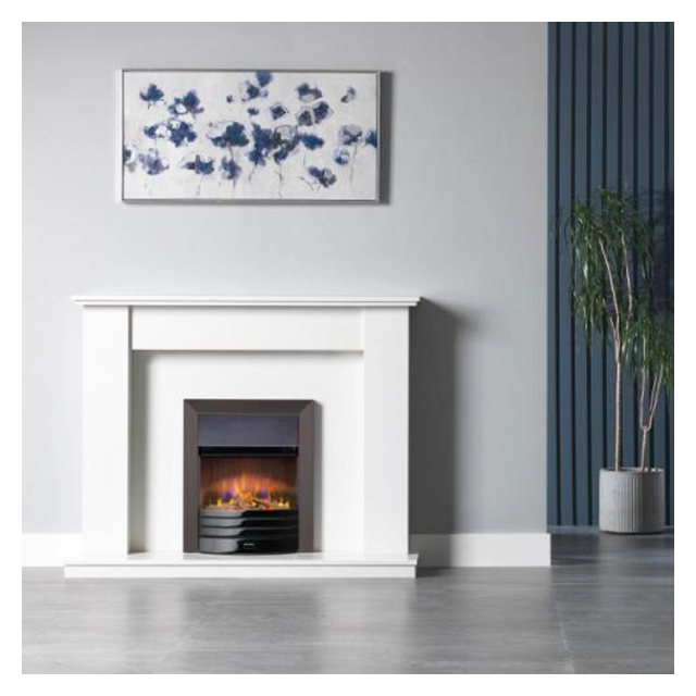 Dimplex 400000031 Torridon Optiflame 3D Electric Inset Fire - Chrome