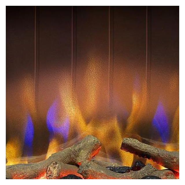 Dimplex 400000031 Torridon Optiflame 3D Electric Inset Fire - Chrome
