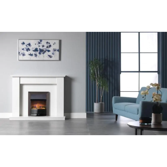 Dimplex 500000951 Torridon Optiflame 3D Inset Fire Heater - Black Nickel