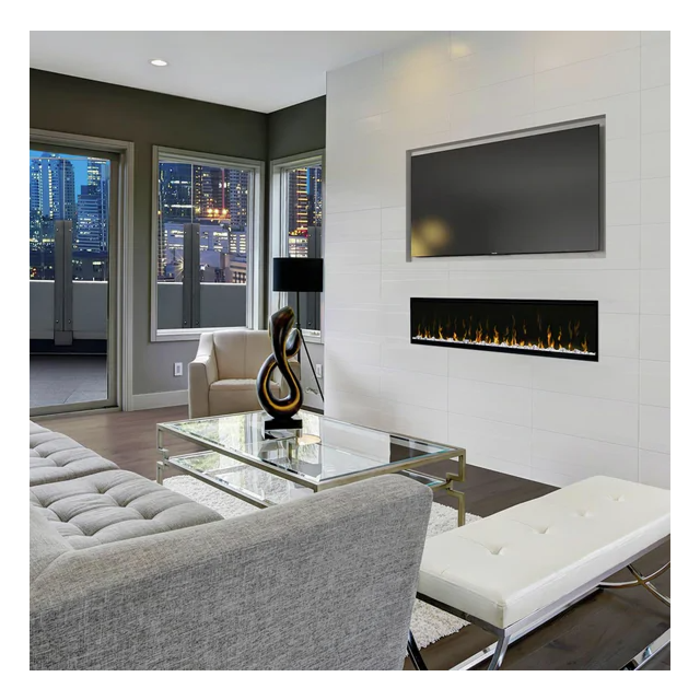 Dimplex 500001874 Dimplex IgniteXL 60inch Optiflame Built-In Linear Electric Fire - Black