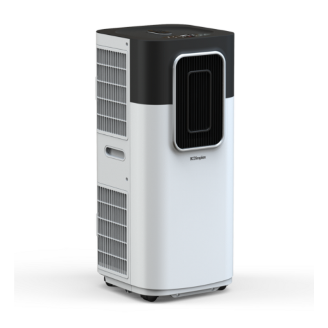 Dimplex DPAC1201 3.5kW Portable 12000 BTU Air Conditioner with Dehumidifier - White & Black