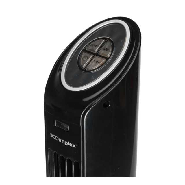 Dimplex X-040053 Mont Blanc Slim Tower Cooling Fan - Black
