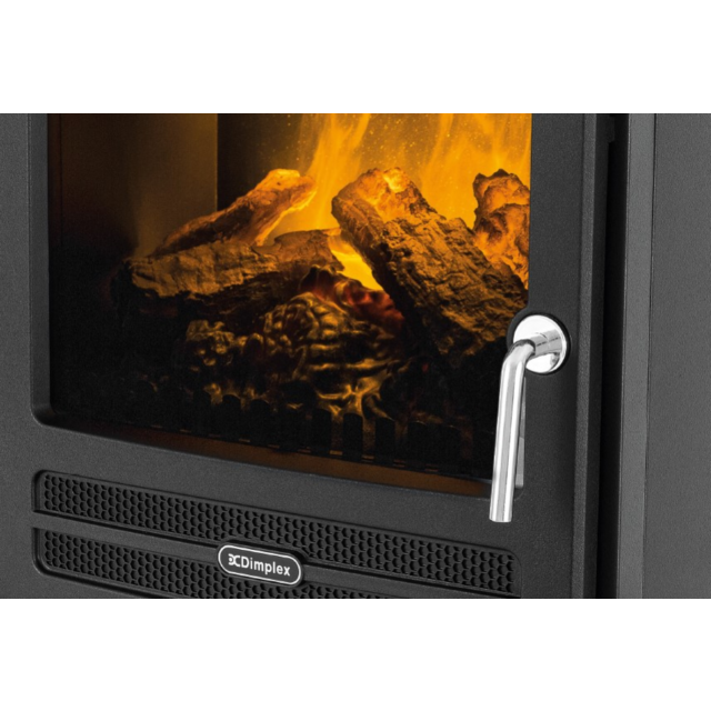 Dimplex X-060792 Willowbrook Opti-Myst Electric Stove Fan Heater - Matt Black