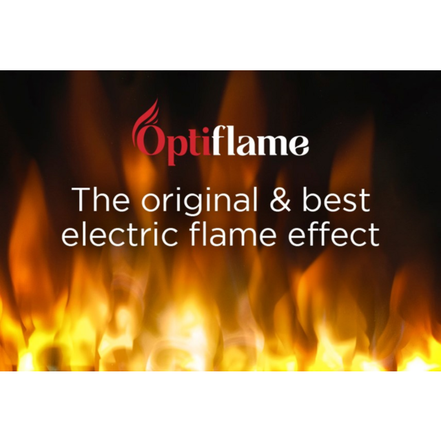 Dimplex X-210296 100inch 'Ignite' Linear Optiflame Inset Electric Fire - Black
