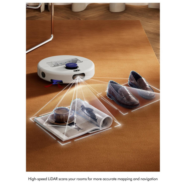 Dyson R1NUROVI R1 Nurovi Dry Robotic Vacuum Cleaner - Silver & Vinca Blue