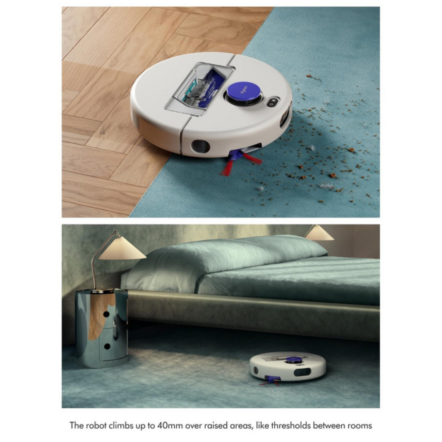 Dyson R1NUROVI R1 Nurovi Dry Robotic Vacuum Cleaner - Silver & Vinca Blue