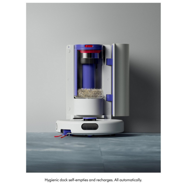Dyson R1NUROVI R1 Nurovi Dry Robotic Vacuum Cleaner - Silver & Vinca Blue