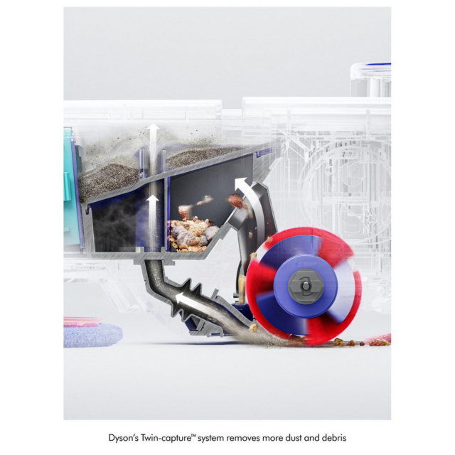 Dyson R2NUROVIW+D R2 Nurovi Wash+Dry - Silver & Vinca Blue
