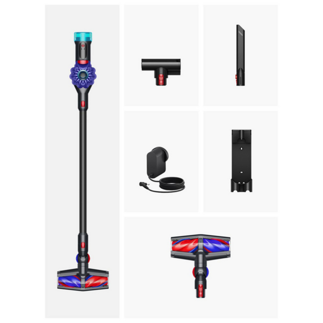 Dyson V10KONICALNEW V10 Konical Vacuum Cleaner + Auto-Empty Dok - Vinca/Black