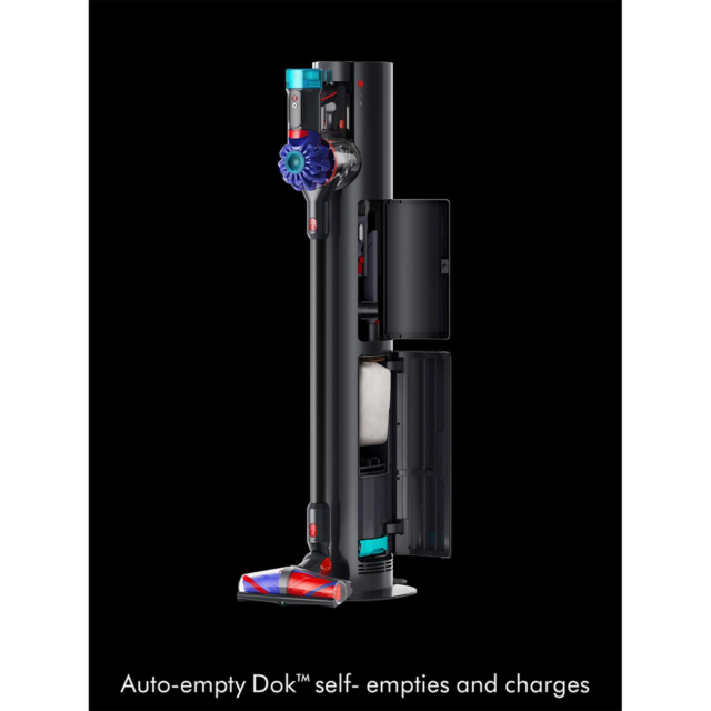 Dyson V10KONICALNEW V10 Konical Vacuum Cleaner + Auto-Empty Dok - Vinca/Black
