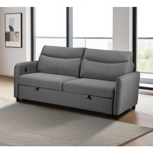 GIE SHEILASOFABEDLIGHTGREYPEPPER Sheila Sofabed (Pepper) - Light Grey
