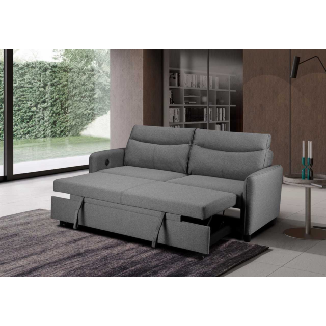 GIE SHEILASOFABEDLIGHTGREYPEPPER Sheila Sofabed (Pepper) - Light Grey
