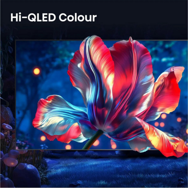 Hisense 43E7STUK PRO 43inch 4K UHD Hi-QLED Smart TV - Black