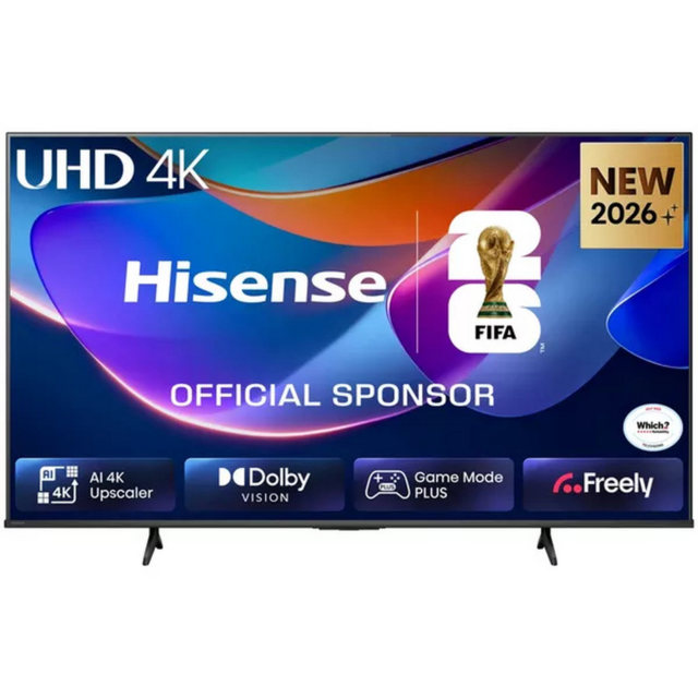 Hisense 50A6STUK 50inch 4K UHD DLED Smart TV - Black  