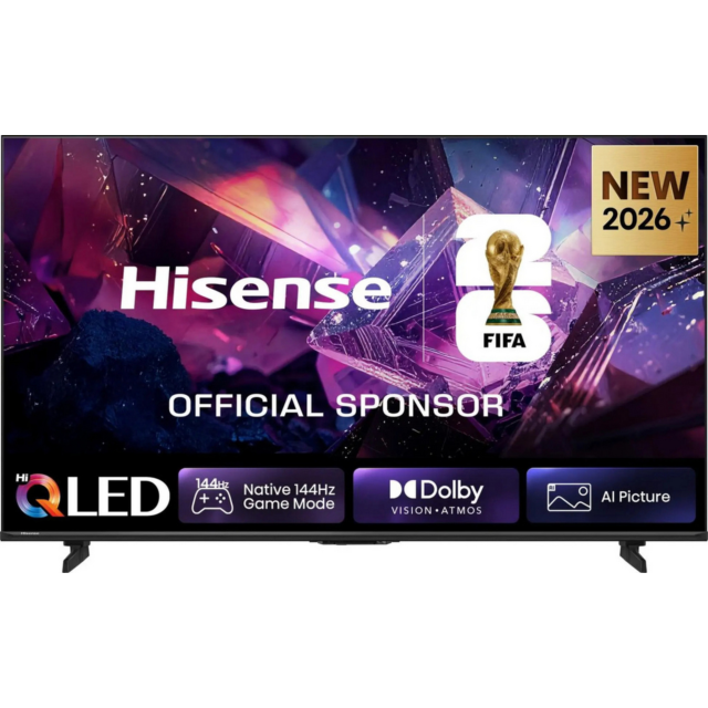 Hisense 65E7STUK PRO 65inch 4K UHD Hi-QLED Smart TV - Charcoal Grey