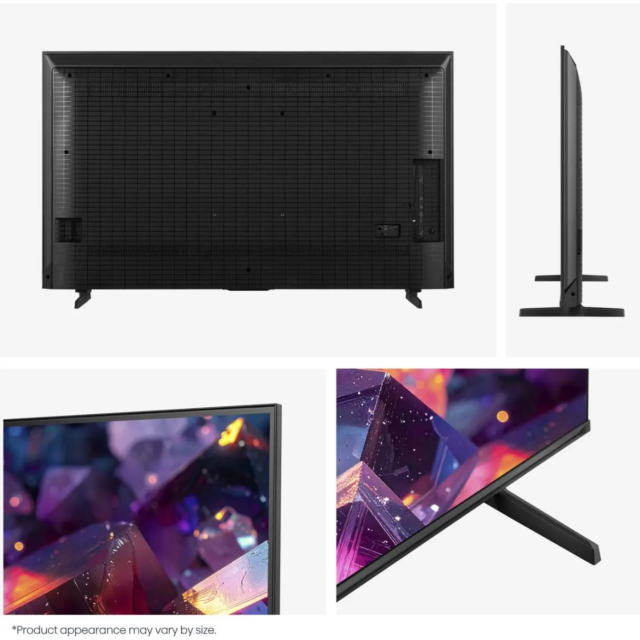 Hisense 65E7STUK PRO 65inch 4K UHD Hi-QLED Smart TV - Charcoal Grey