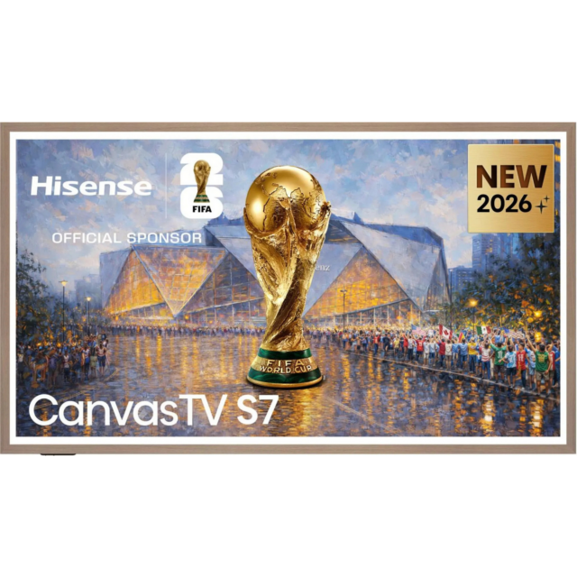 Hisense 65S7STUK 65inch 4K UHD Hi-QLED Canvas Smart TV - Black