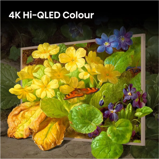 Hisense 65S7STUK 65inch 4K UHD Hi-QLED Canvas Smart TV - Black
