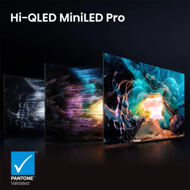 Hisense 85U7STUK PRO 85inch 4K UHD Hi-QLED MiniLED Smart TV - Charcoal Grey