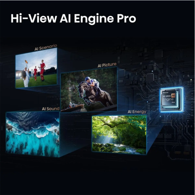 Hisense 85U7STUK PRO 85inch 4K UHD Hi-QLED MiniLED Smart TV - Charcoal Grey