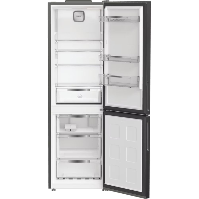 Hotpoint HPK26363XBR5UK 60CM 60/40 Fridge Freezer - Black Silver