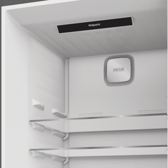 Hotpoint HPK26363XBR5UK 60CM 60/40 Fridge Freezer - Black Silver